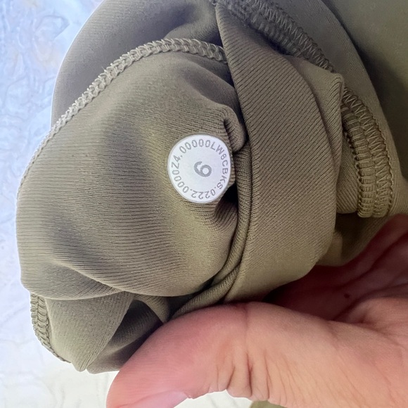 NWT Lululemon Swift Speed HR Crop 21” Bronze Green Sz 6 - Picture 5 of 11